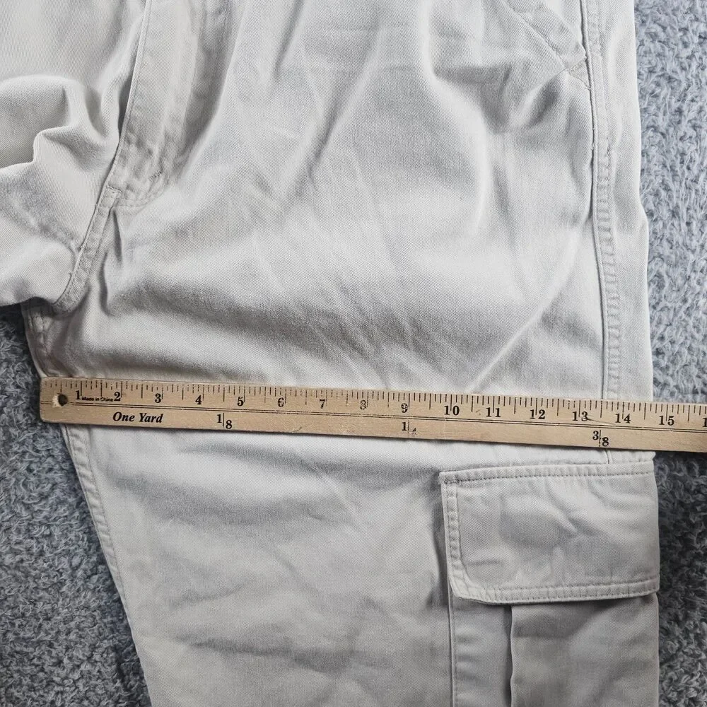Levis Cargo Pants Mens 35x30* Khaki Silvertabs Vintage Y2K Baggy Chino Skater